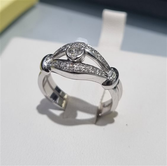Anillo Gilma Gioielleria  Mujer in Oro Diamante 0.19 Ct ANOR-304-286 - ANOR-304-286